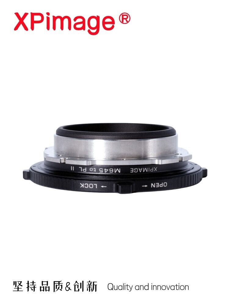 XPimage M645-PL Lens Adapter for Mamiya 645 M645 Lens to ARRI PL ALEXA MINI AMIRA RED MONSTRO BlackMagic URSA Cine Camera