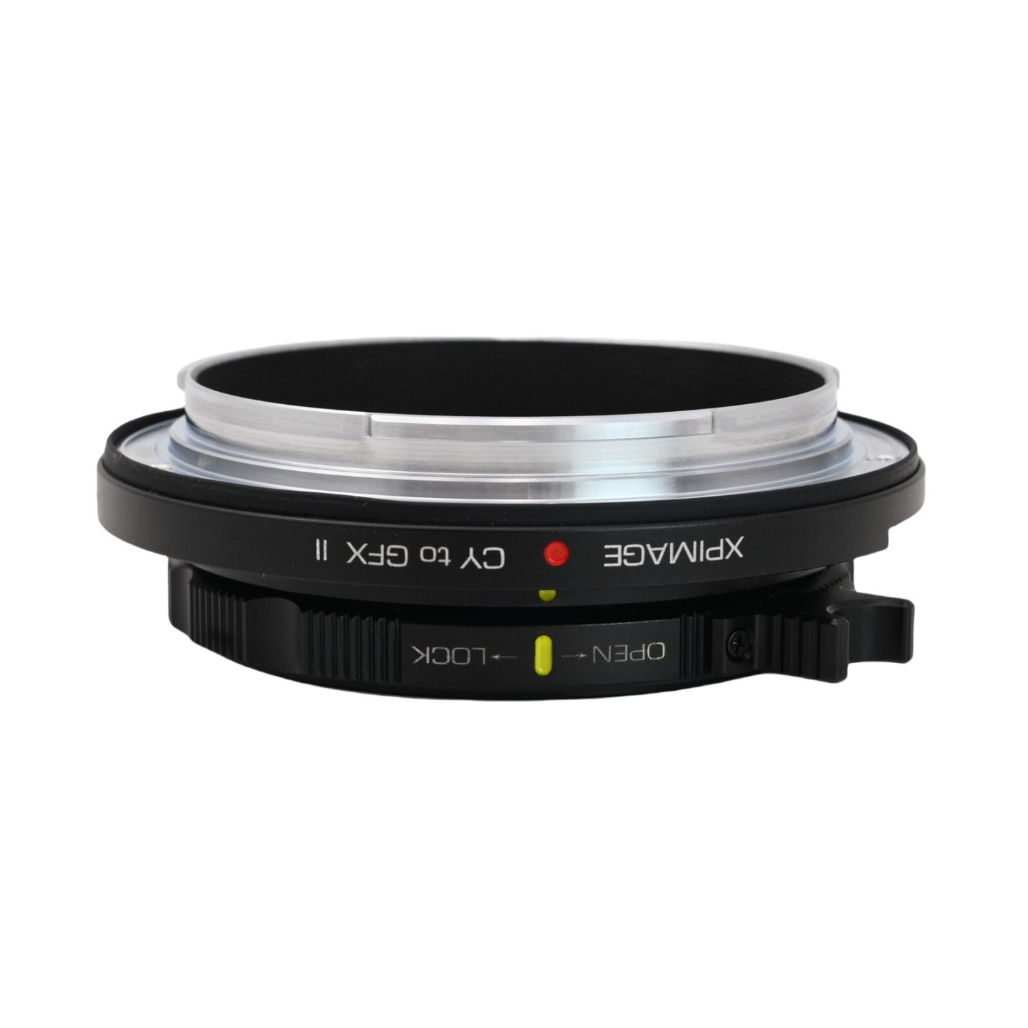 XPimage Locking Adapter for Contax Yashica CY C/Y Mount Lens to Fujifilm Fuji GFX 100SII 100S 100II 100 50r 50sII Camera