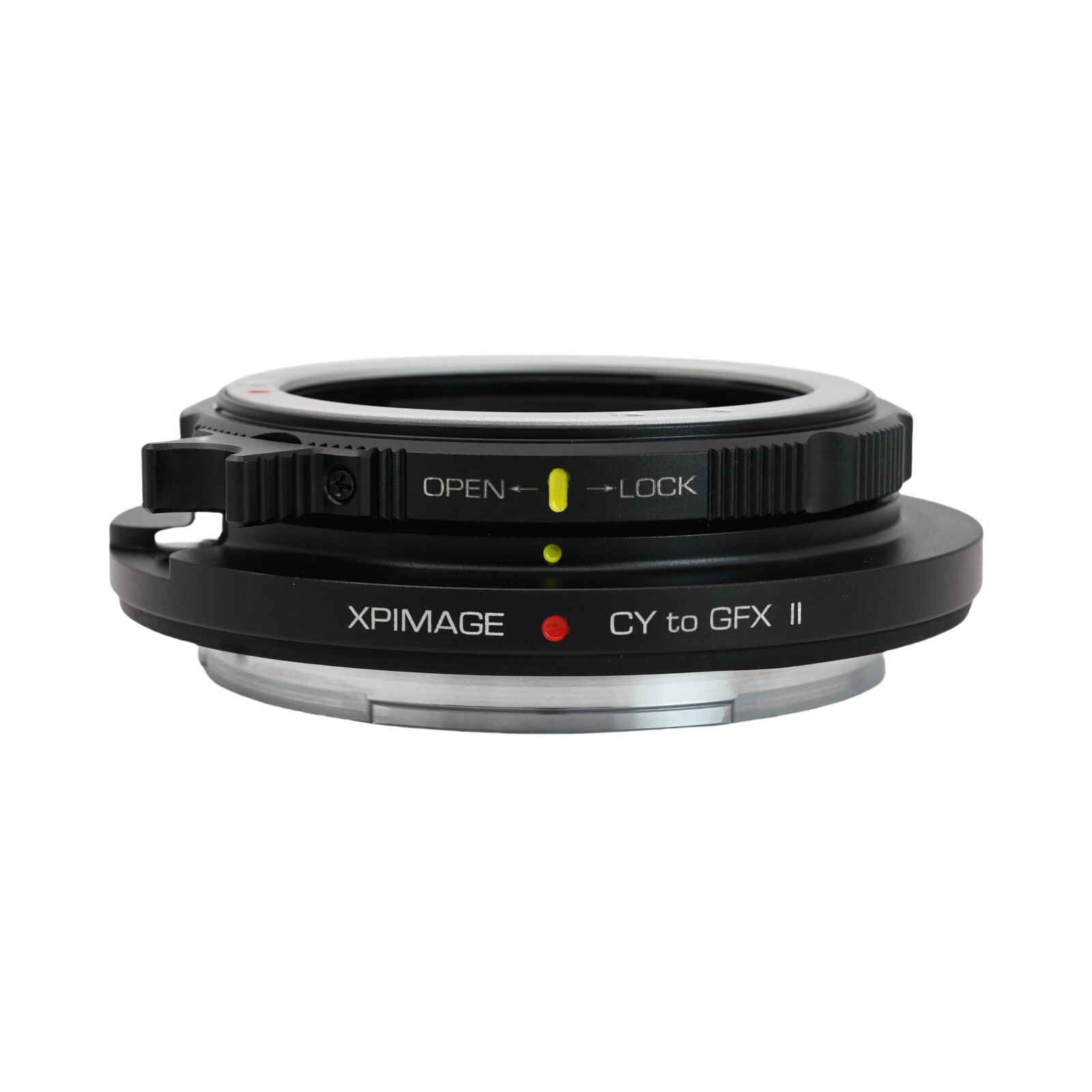 XPimage Locking Adapter for Contax Yashica CY C/Y Mount Lens to Fujifilm Fuji GFX 100SII 100S 100II 100 50r 50sII Camera