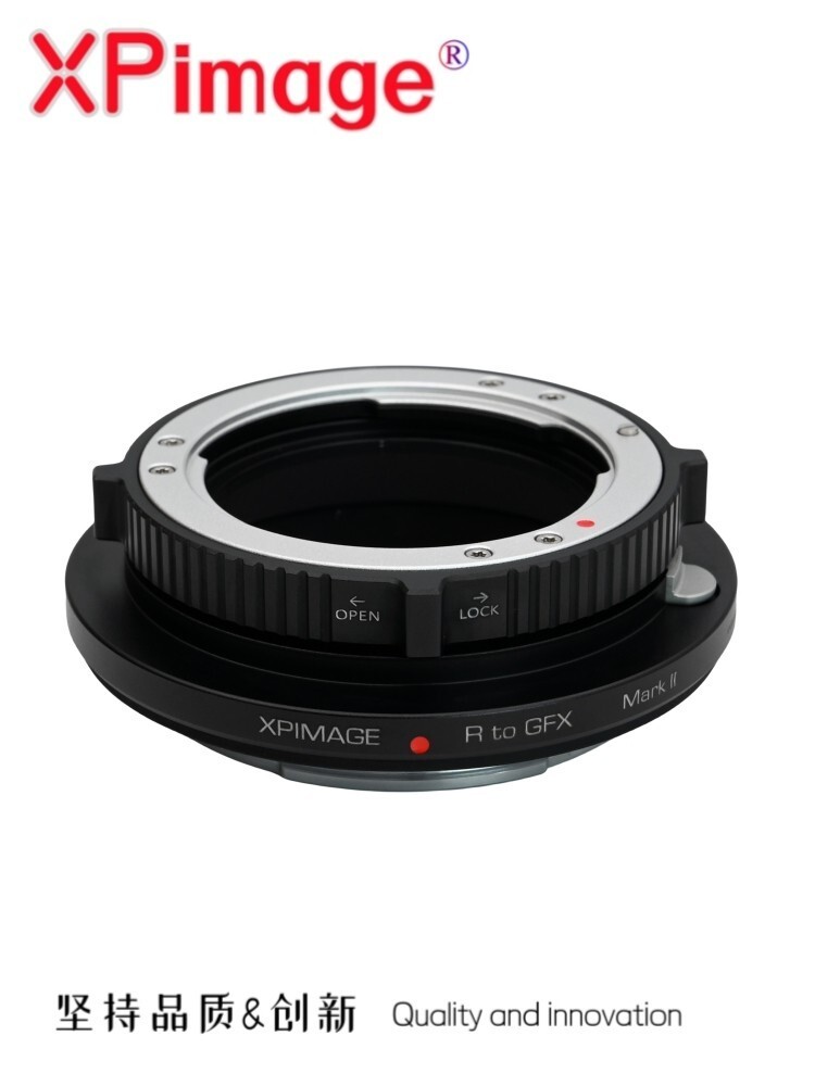 XPimage Locking Adapter for Leica R Mount Lens to Fujifilm GFX Fuji G GFX Mount 50SII 100SII Medium Format Camera