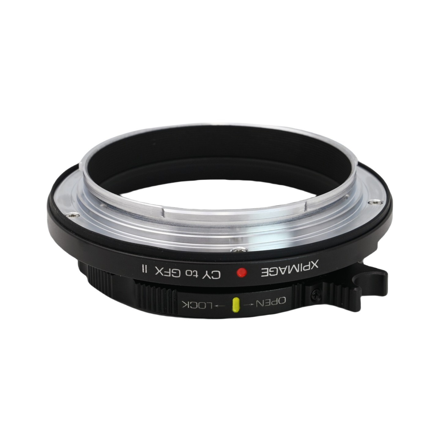 XPimage Locking Adapter for Contax Yashica CY C/Y Mount Lens to Fujifilm Fuji GFX 100SII 100S 100II 100 50r 50sII Camera