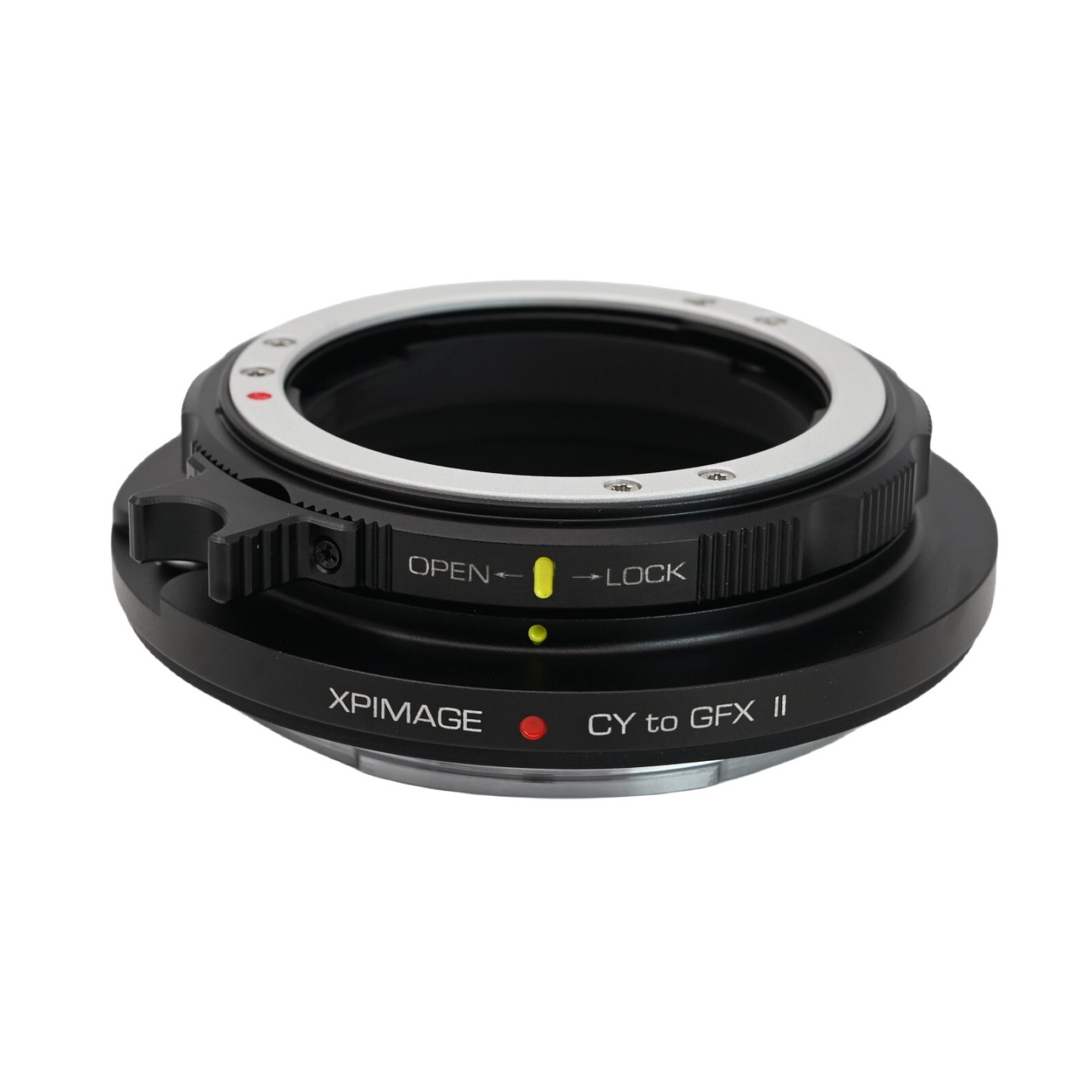 XPimage Locking Adapter for Contax Yashica CY C/Y Mount Lens to Fujifilm Fuji GFX 100SII 100S 100II 100 50r 50sII Camera
