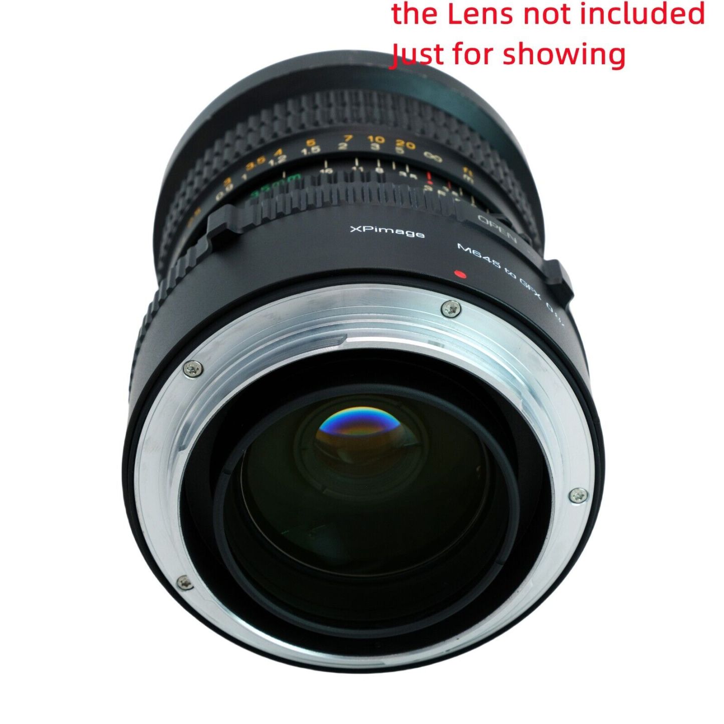 XPimage 0.8x Focal Reducer Lens Adapter for Mamiya 645 Lens to Fujifilm Fuji GFX 100S 100SII 50S Camera