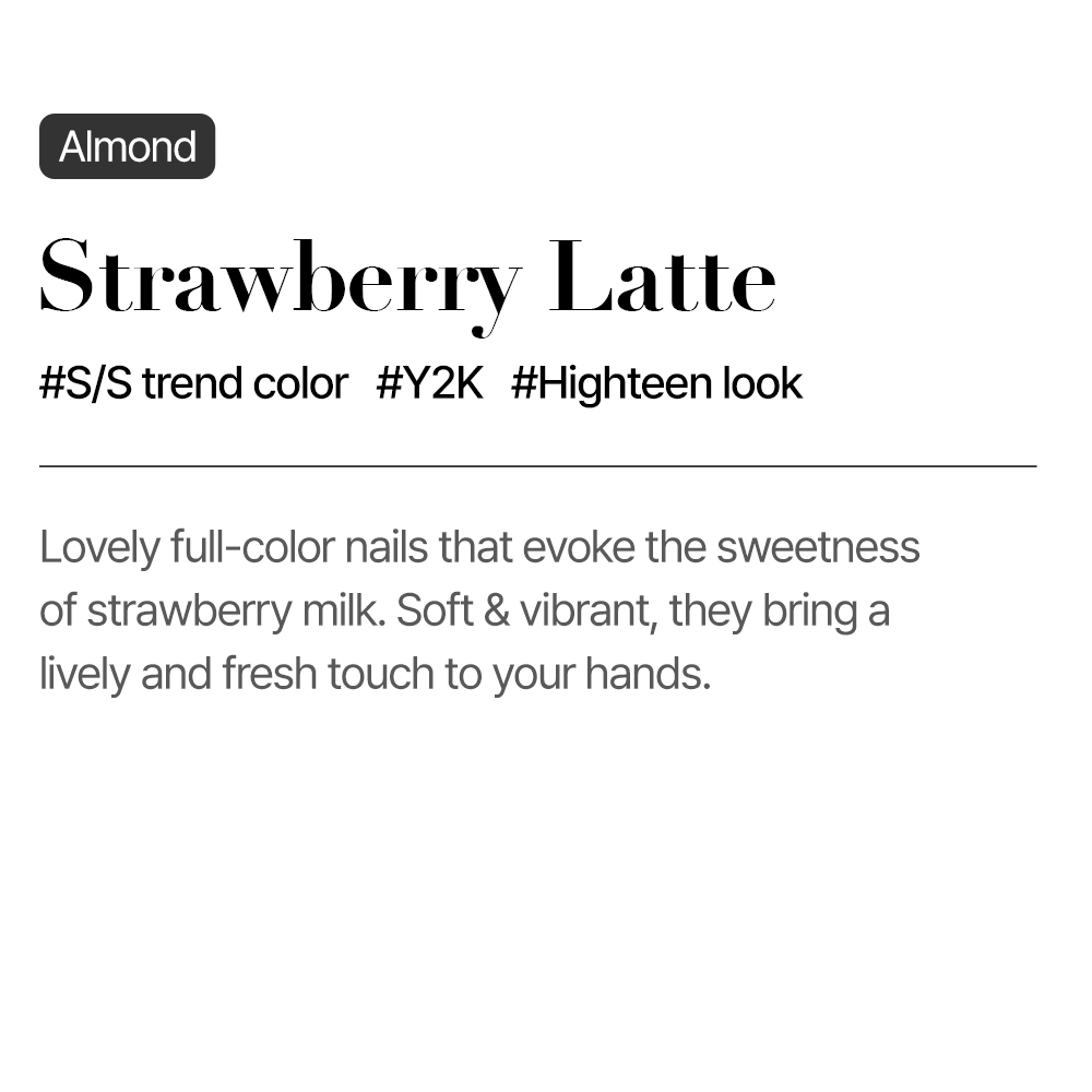 Strawberry Latte (Almond)