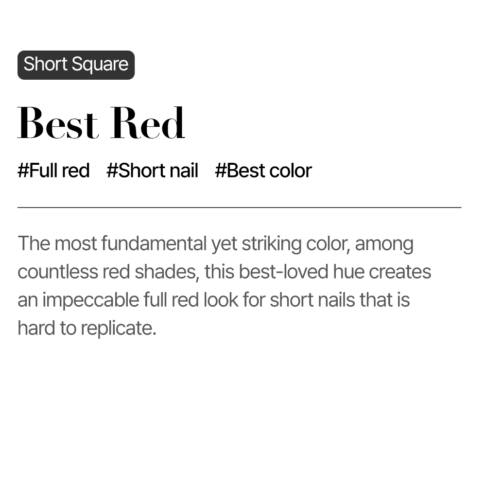 Best Red (Short Square)