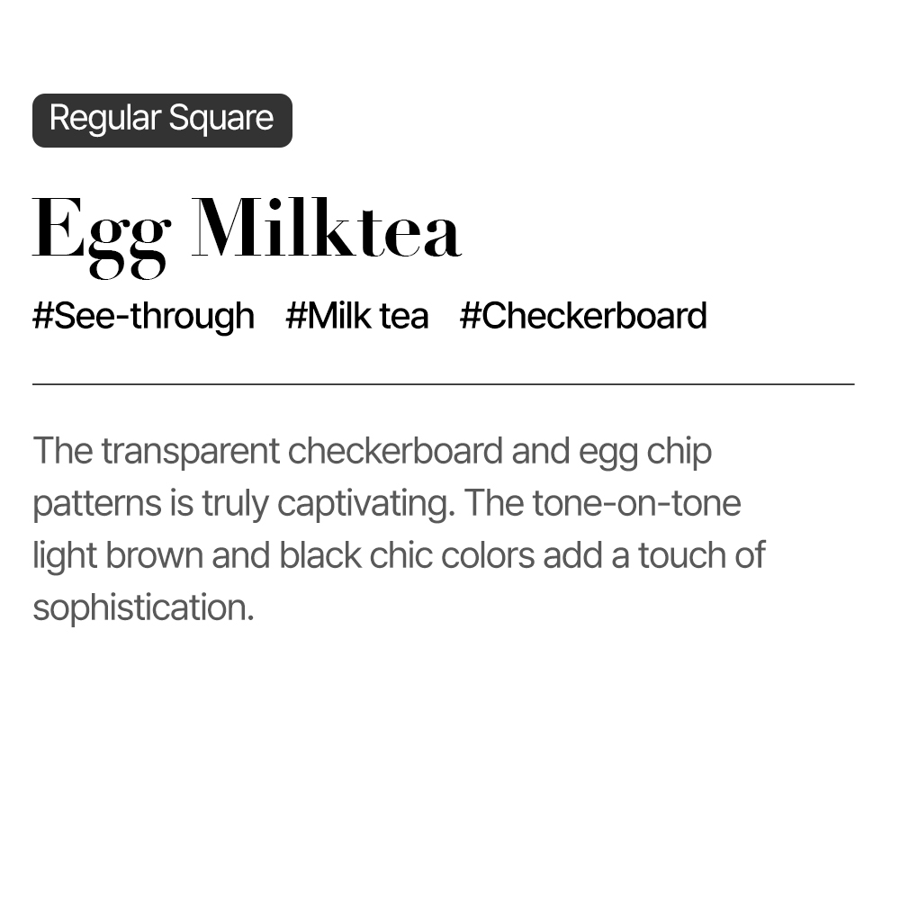 Egg Milktea (Regular Square)