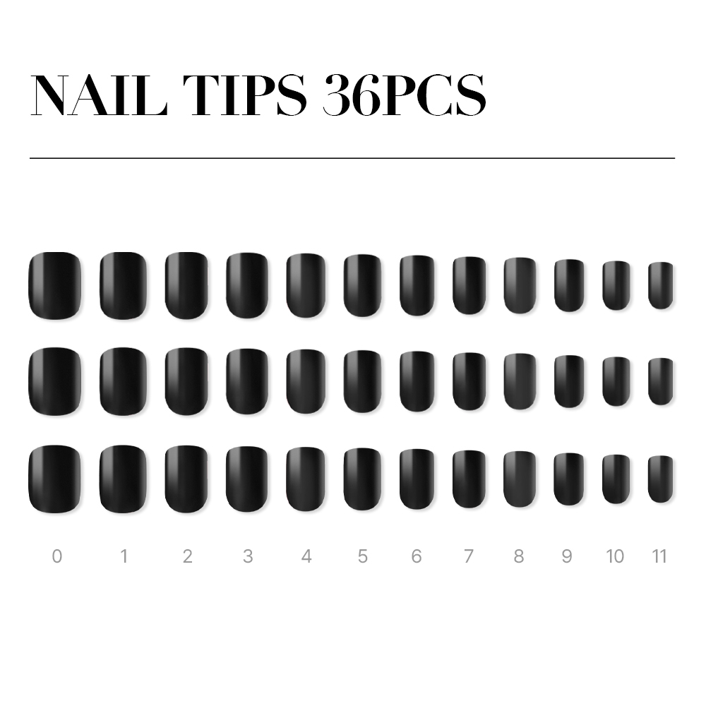 Jet Black (Regular Square)