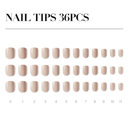 Cream Beige (Short Square)