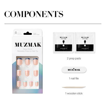 Neutral French (Short Square)