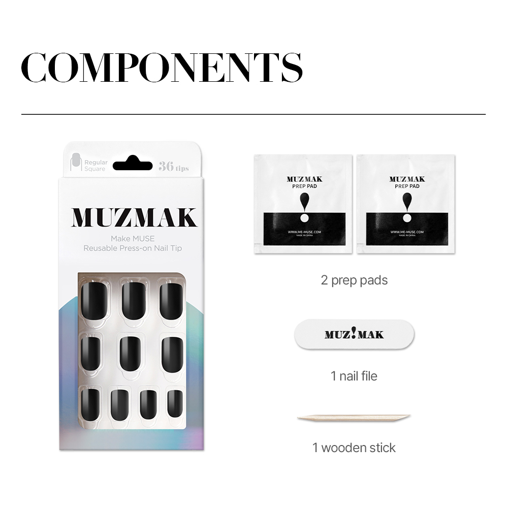 Jet Black (Regular Square)