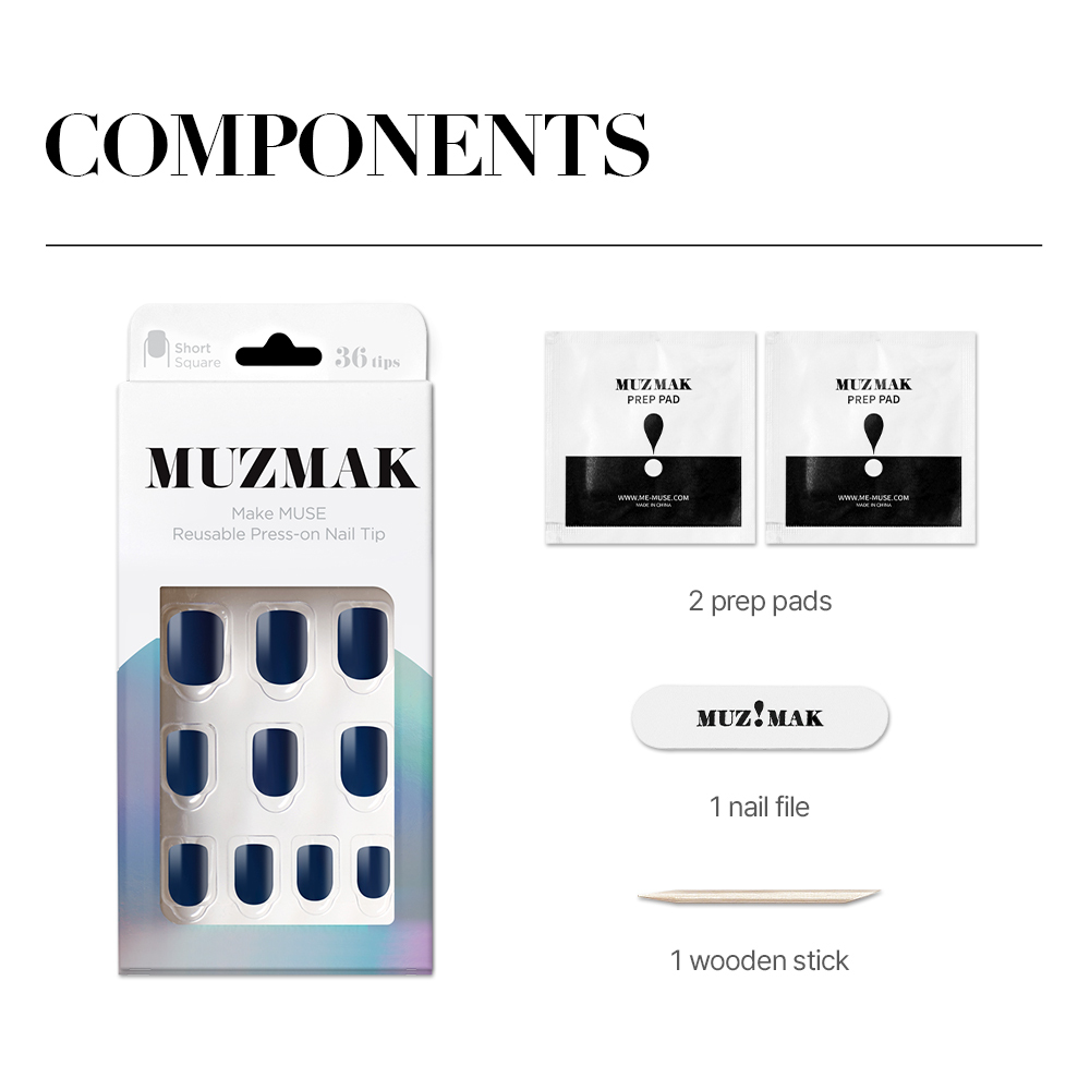 Classic Navy (Short Square)