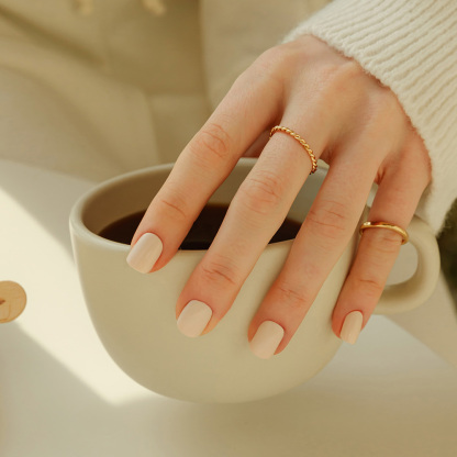 Cream Beige (Short Square)