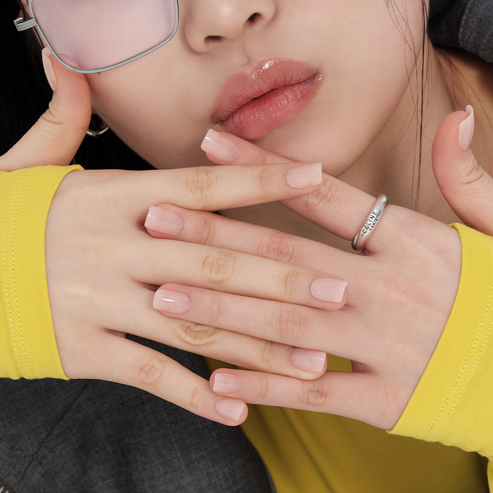 Peach Glitter (Regular Square)