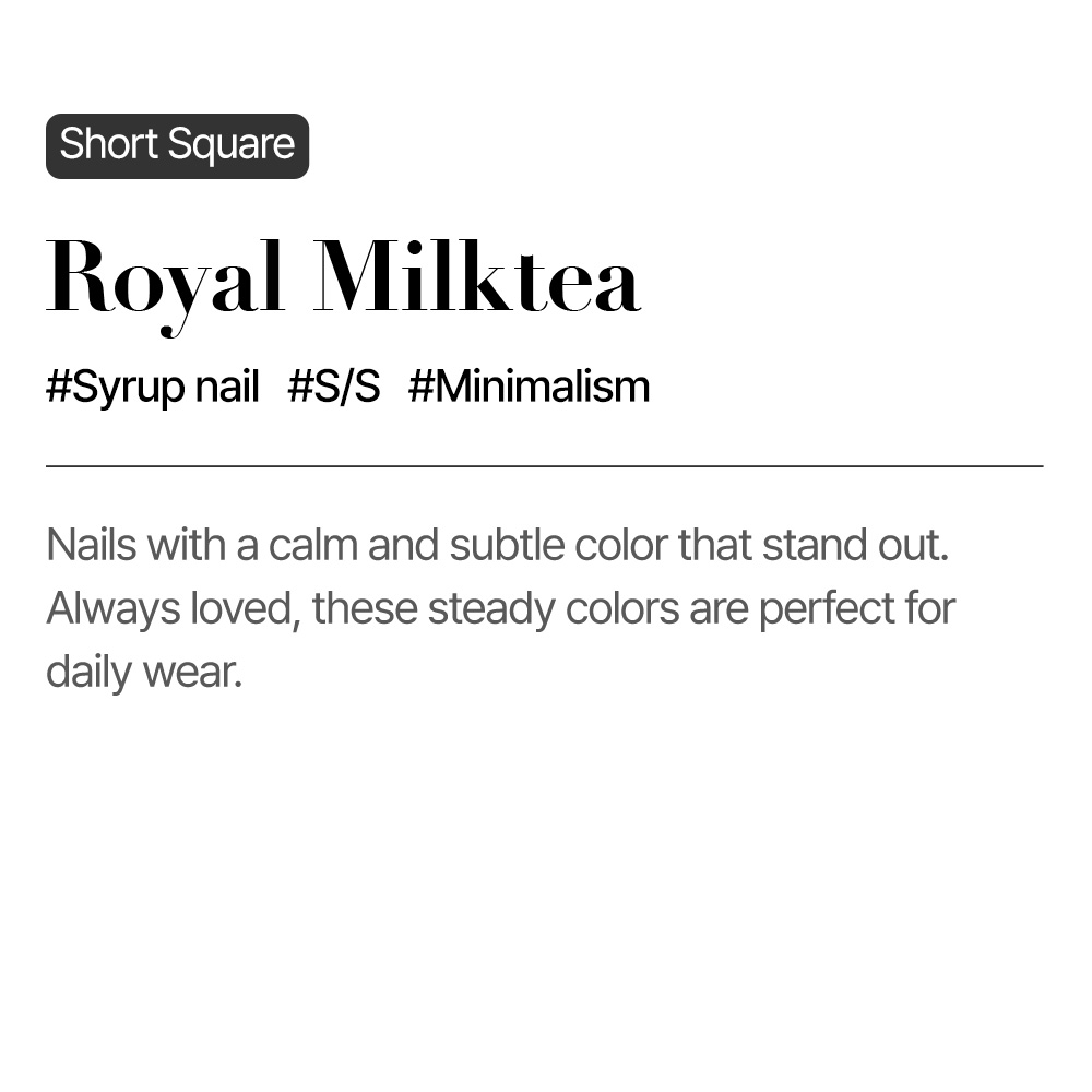 Royal Milk Tea​ (Short Square)