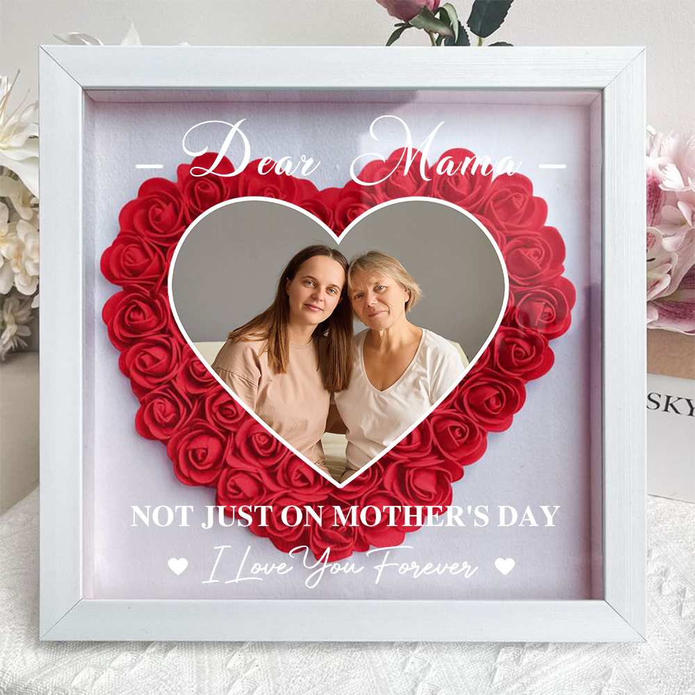 Not Just for Mother's Day - Bespoke 'To My Dearest Mom' Eternal Floral Tribute Frame