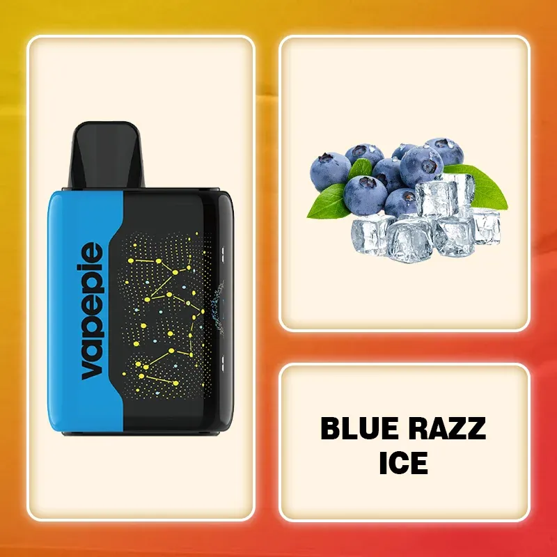 ✨VAPEPIE 25000 PUFFS - Ívelt Star Sky képernyő （🌌 Mai különleges ajánlat）