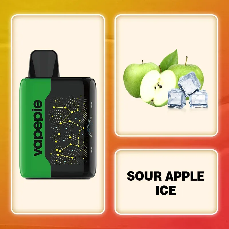 ✨VAPEPIE 25000 PUFFS - Ívelt Star Sky képernyő （🌌 Mai különleges ajánlat）