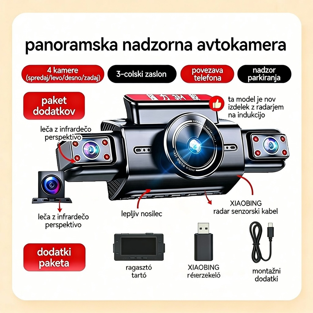 Garmin 2026 sistem štirih kamer za nadzor okolice – največja zaščita in inteligentna vožnja, ki vas spremlja na vsaki cesti.