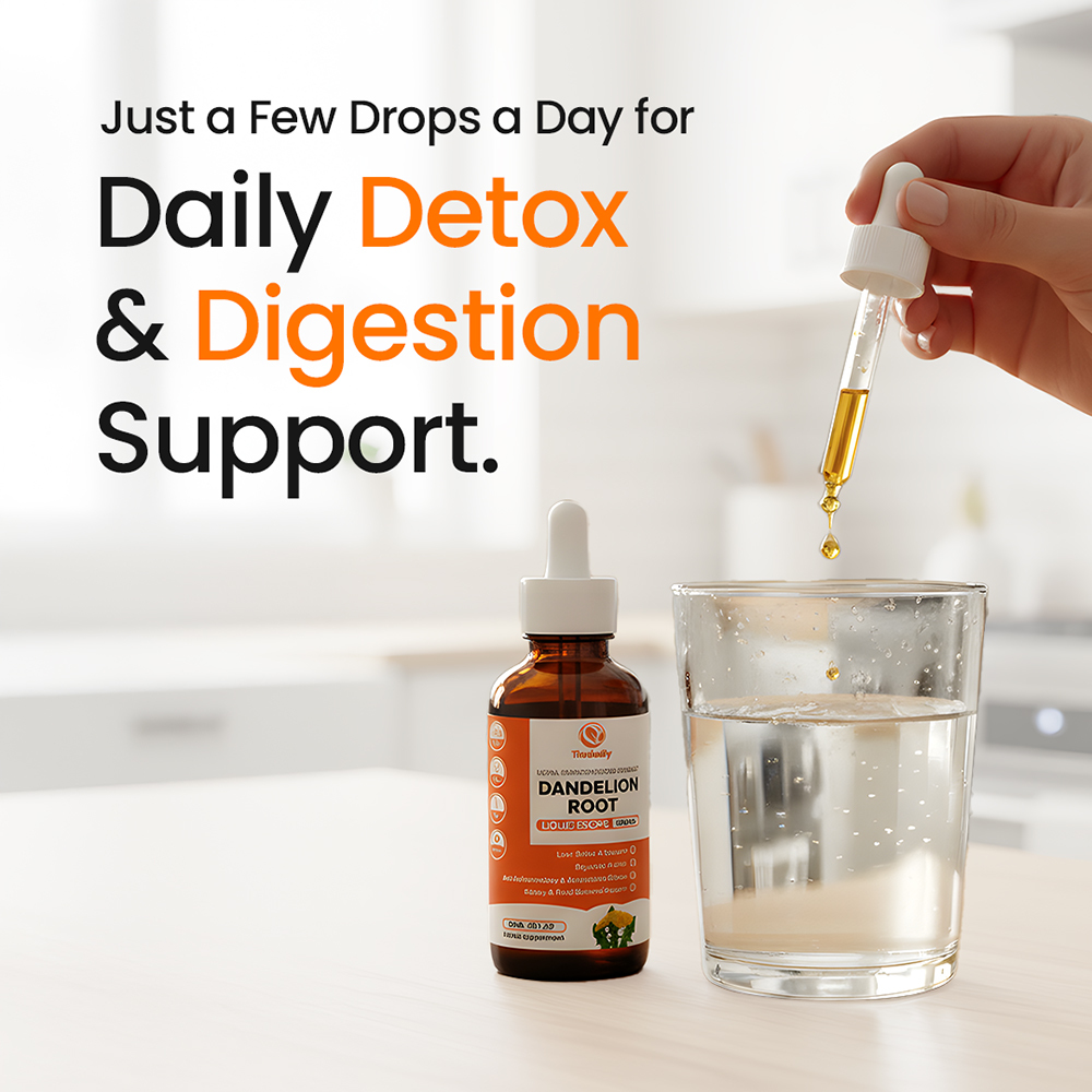 Pure Dandelion Root Extract Liquid Drops 