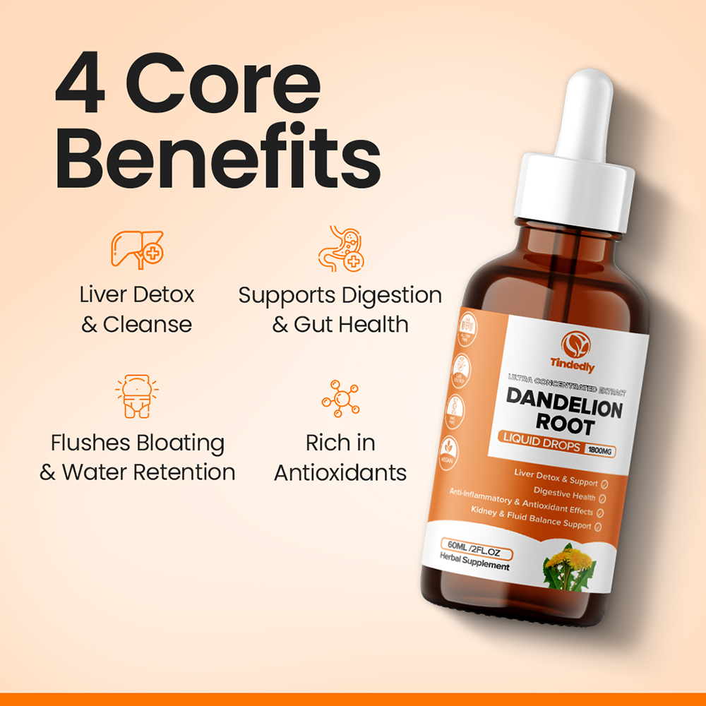 Pure Dandelion Root Extract Liquid Drops 