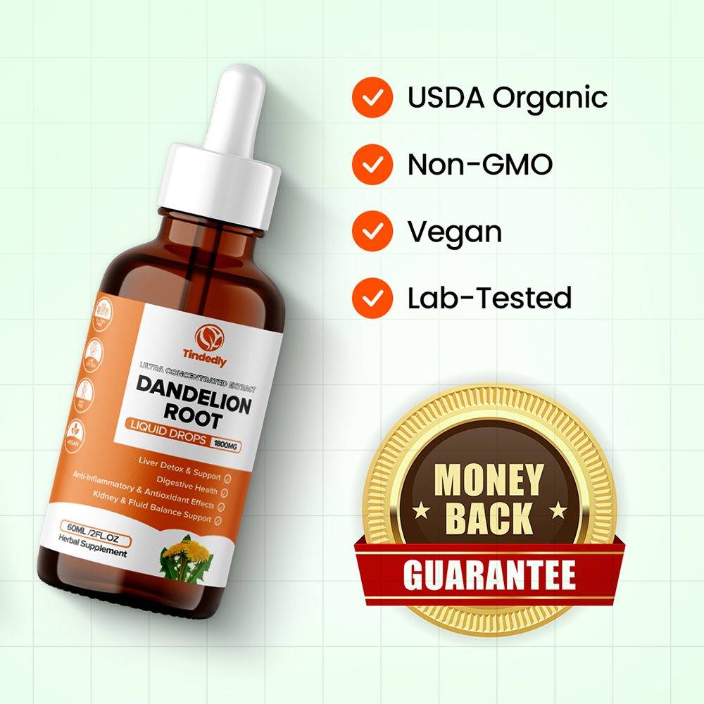 Pure Dandelion Root Extract Liquid Drops 