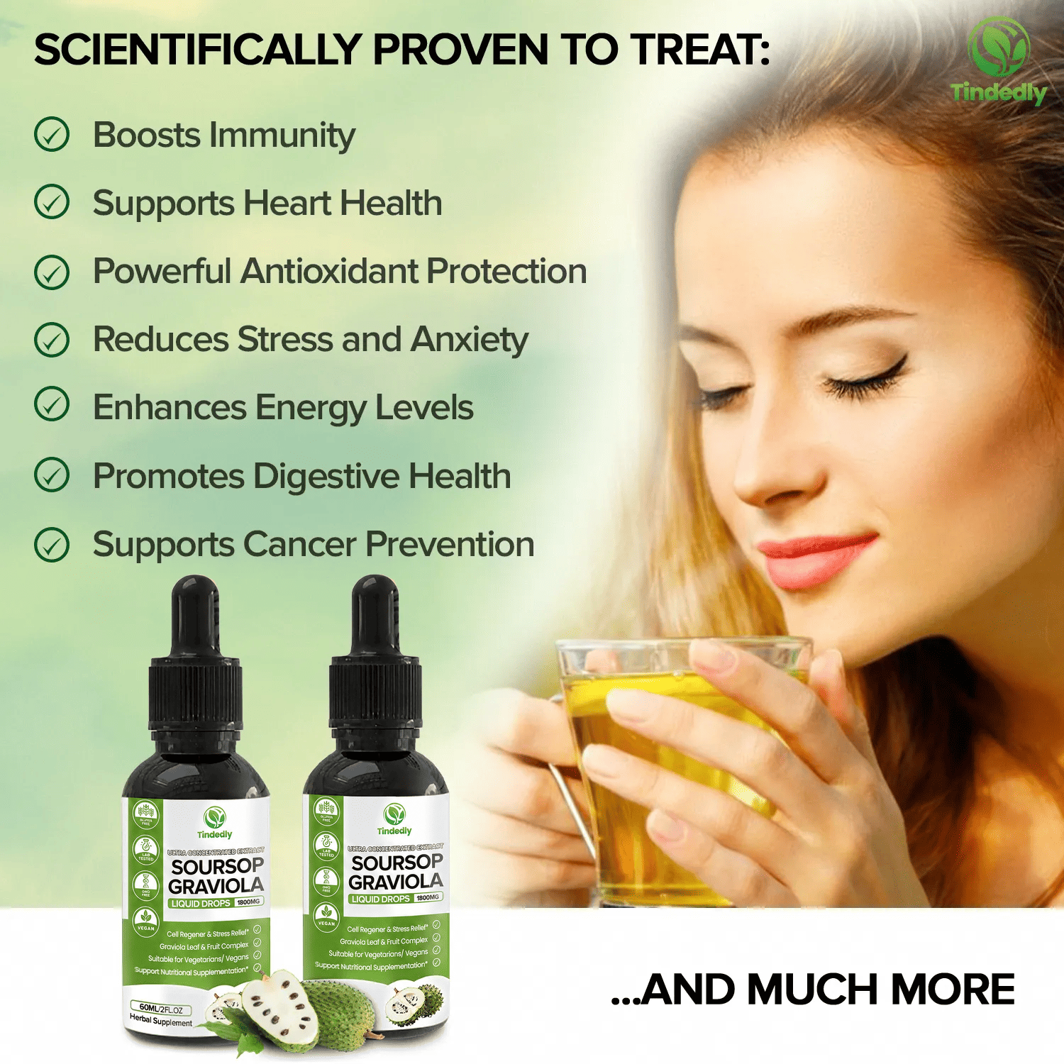 100% Pure Organic Soursop Drop Extract