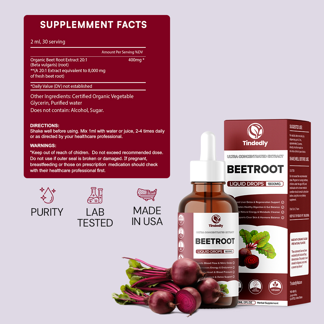 Tindedly Beetroot Liquid Extract 