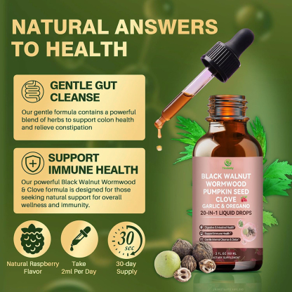 20 in 1 Black Walnut Wormwood Tincture