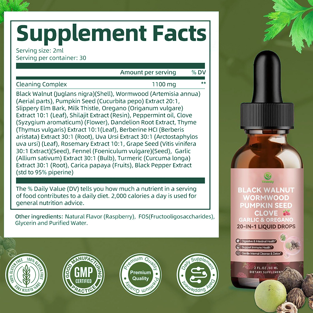 20 in 1 Black Walnut Wormwood Tincture