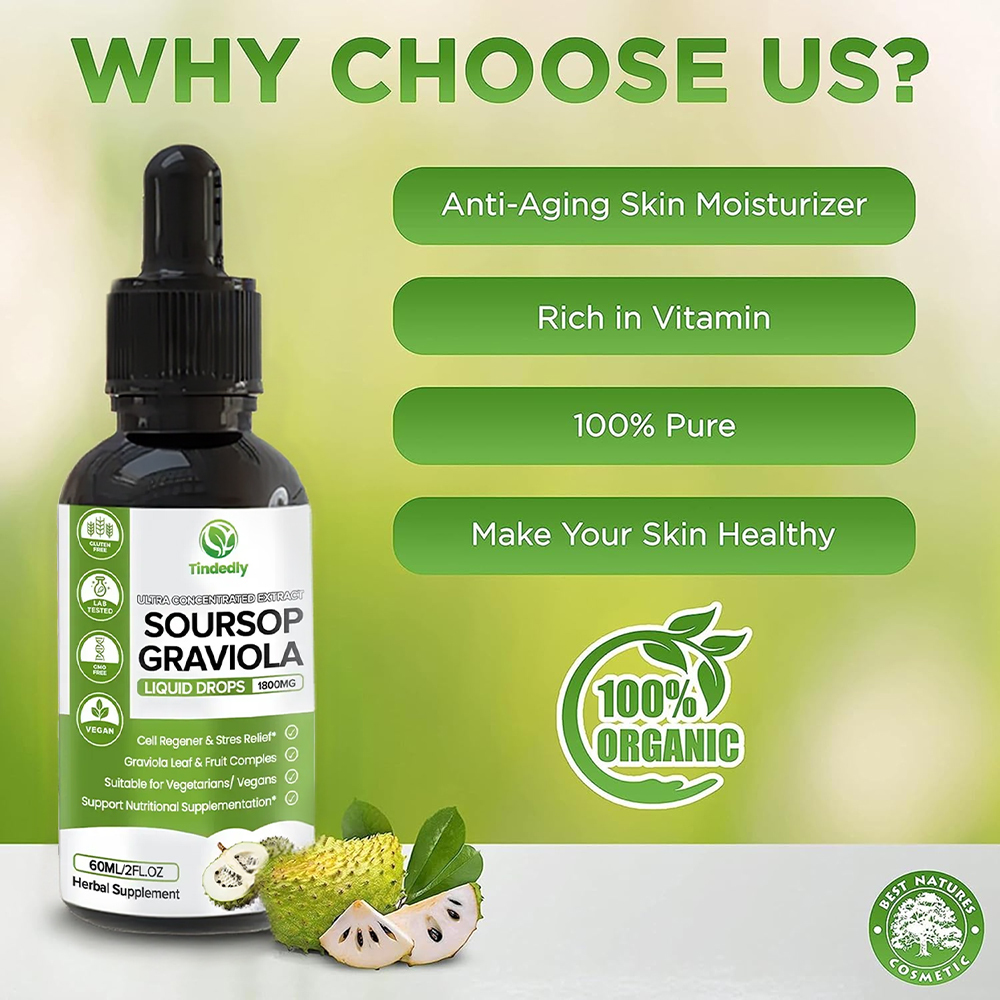 Organic Soursop Drop – Unrefined Care for Healthier Skin