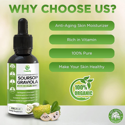 Organic Soursop Drop – Unrefined Care for Healthier Skin