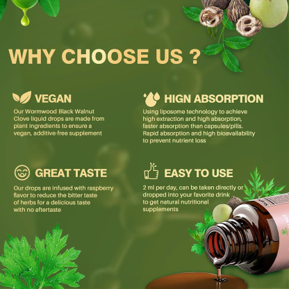 20 in 1 Black Walnut Wormwood Tincture