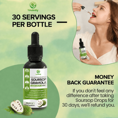 100% Pure Organic Soursop Drop Extract