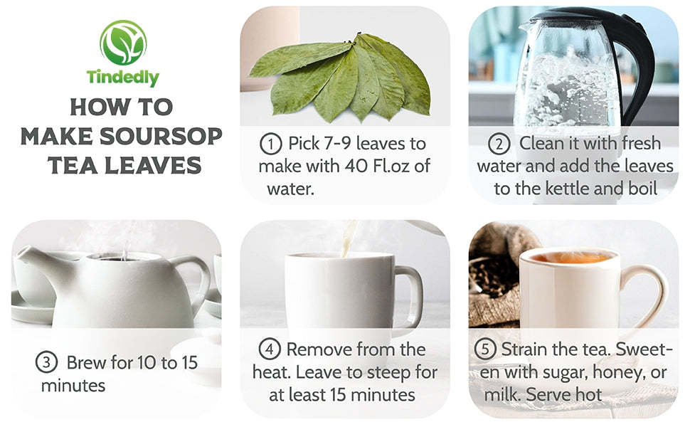 230+ Premium Soursop Graviola Dried Leaves Tea