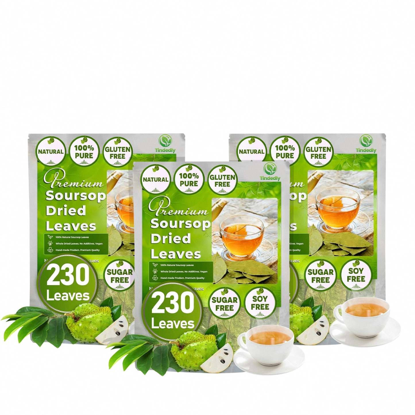 230+ Premium Soursop Graviola Dried Leaves Tea