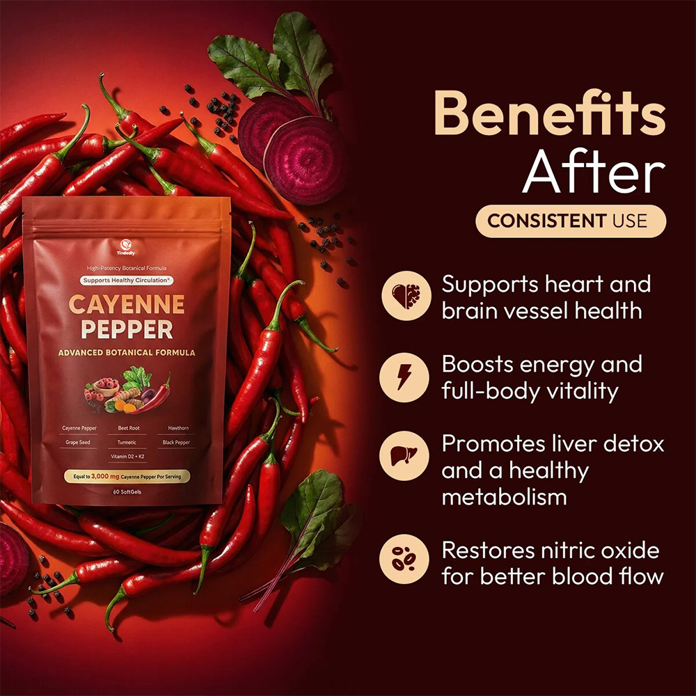 Tindedly Cayenne Pepper Softgels