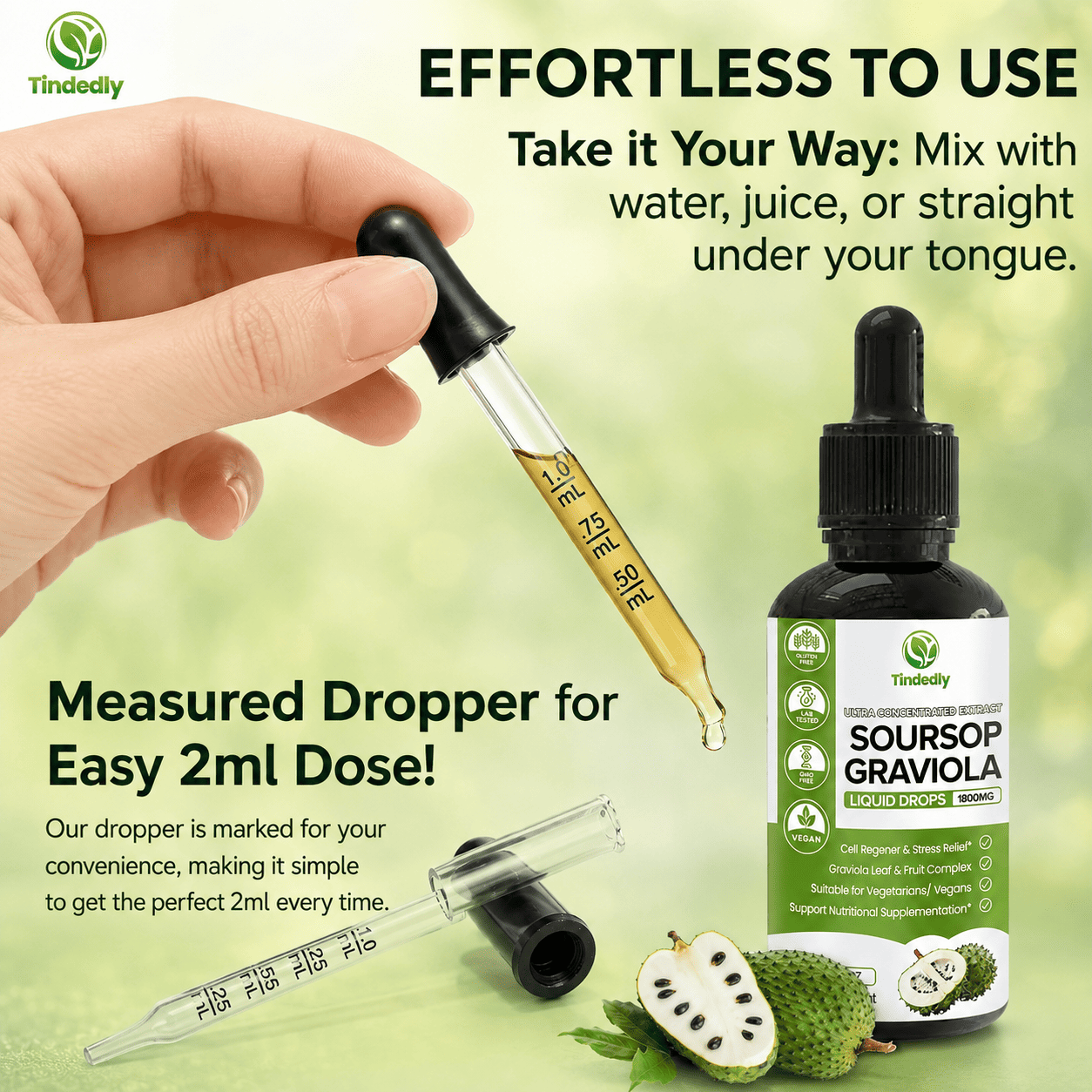 100% Pure Organic Soursop Drop Extract