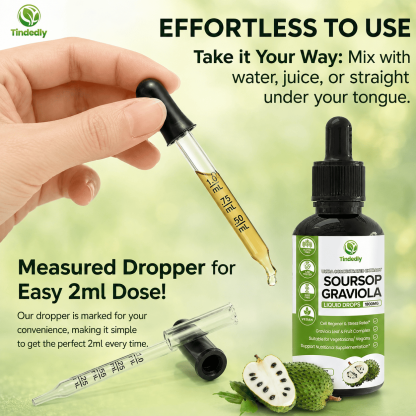 100% Pure Organic Soursop Drop Extract