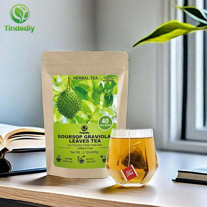 Soursop Leaves Tea Bags - Improve Digestion, Support Healthy Skin & Sleep