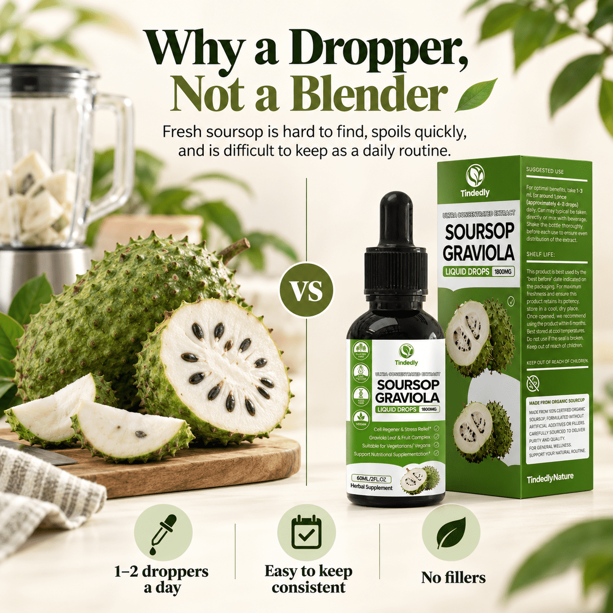 Organic Soursop Drops for Adults Already Watching Their Numbers