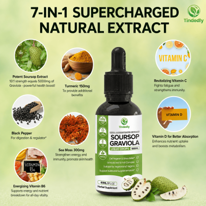 100% Pure Organic Soursop Drop Extract