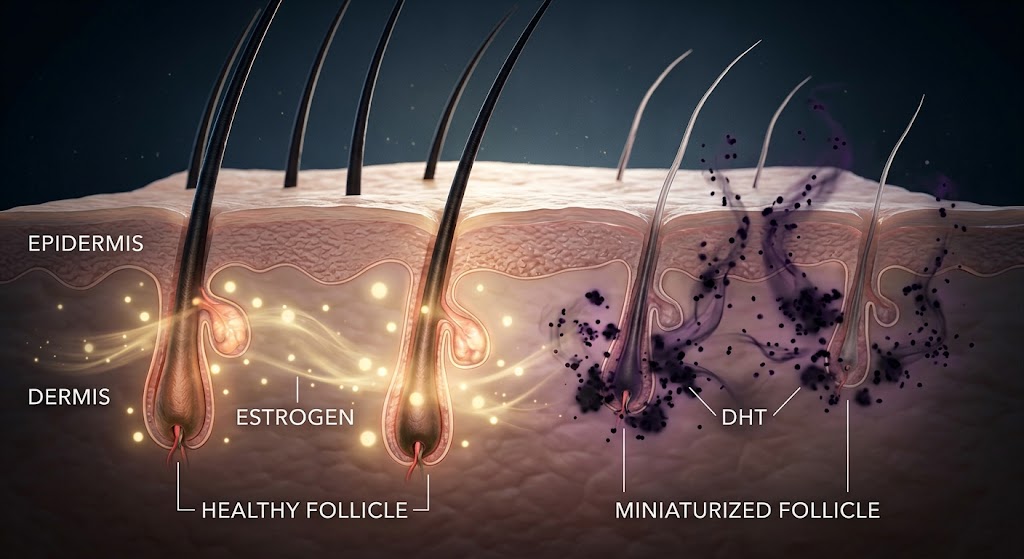 Doctor holding product