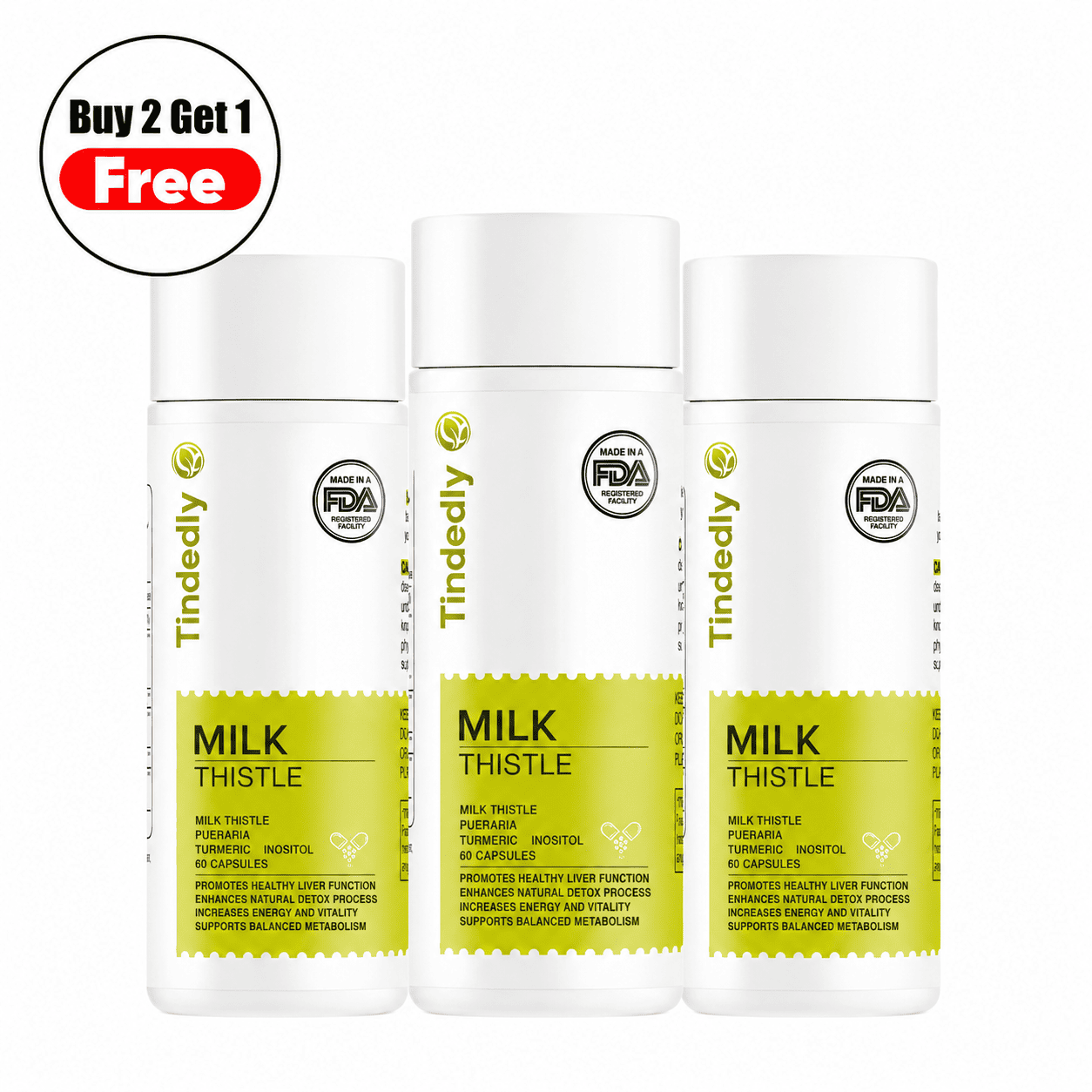 Tindedly™ Milk Thistle Liver Support
