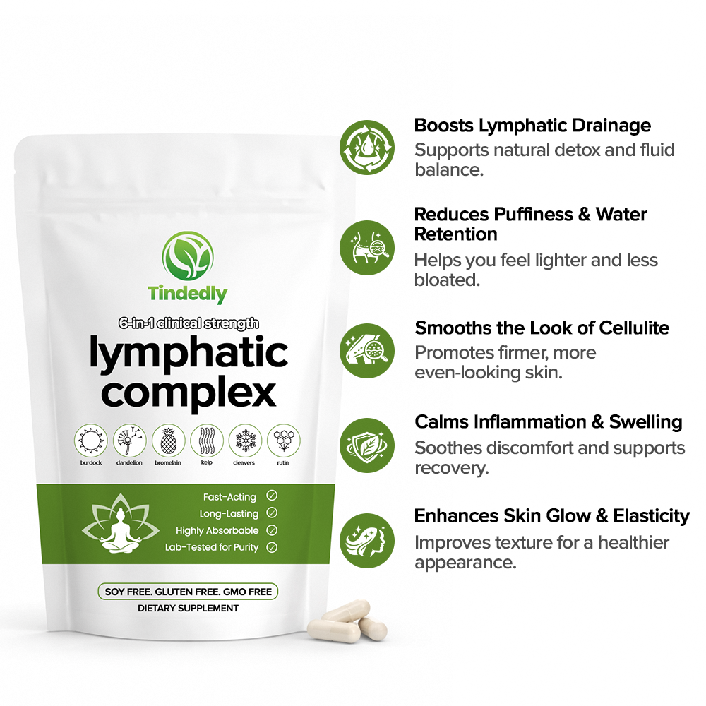 100% Pure 6-in-1 Lymphatic Complex Capsules