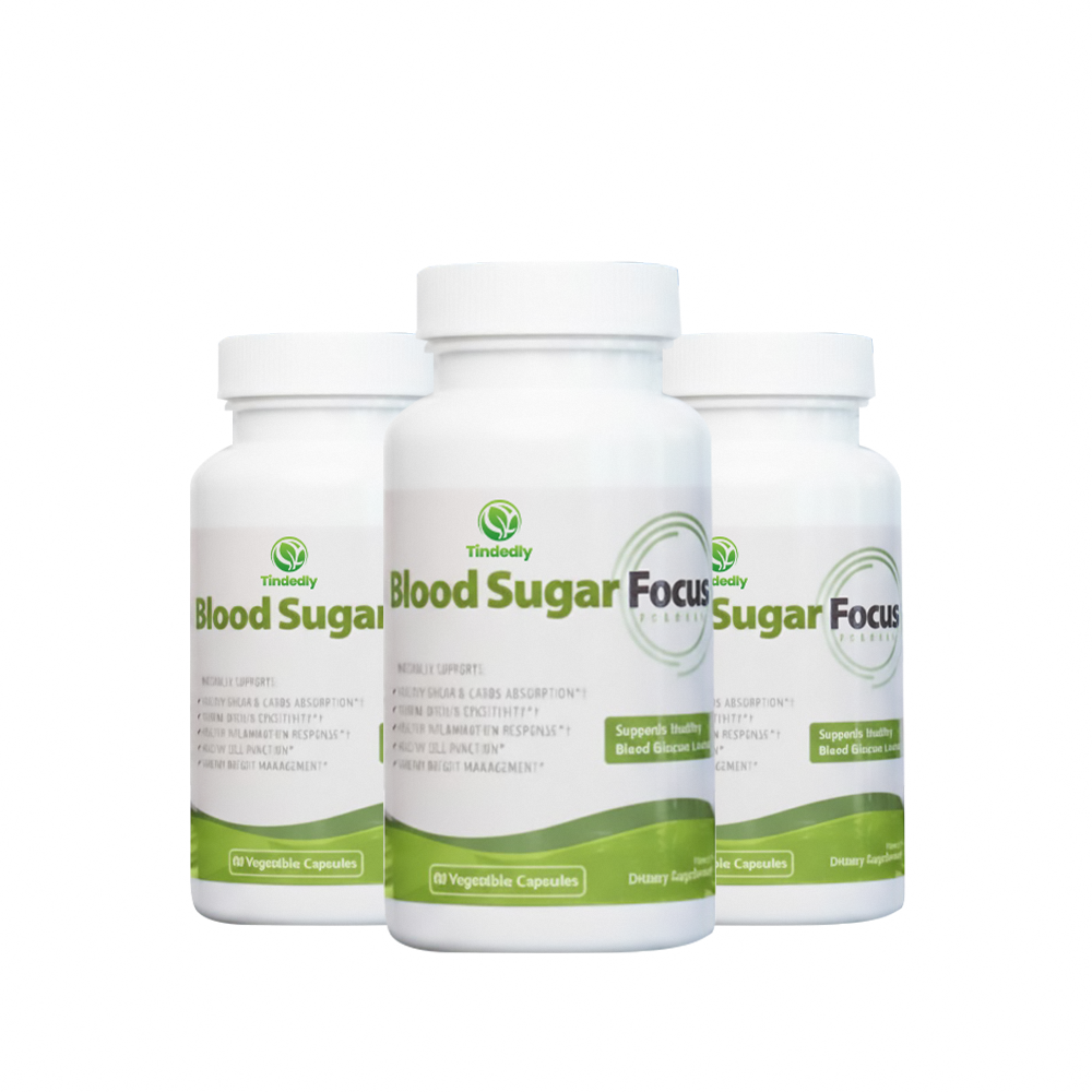Tindedly Blood Sugar Focus – Take Control of Cravings, Energy & Glucose Naturally