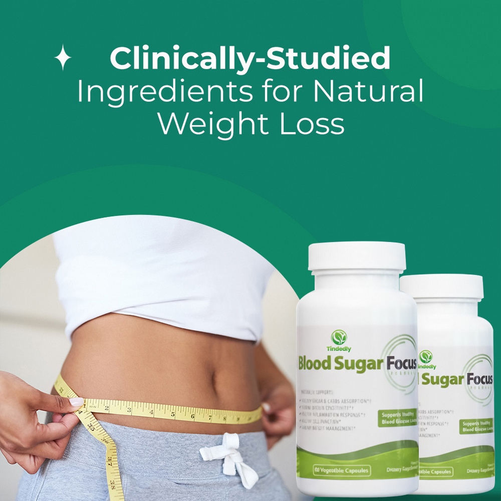 Tindedly Blood Sugar Focus – Take Control of Cravings, Energy & Glucose Naturally
