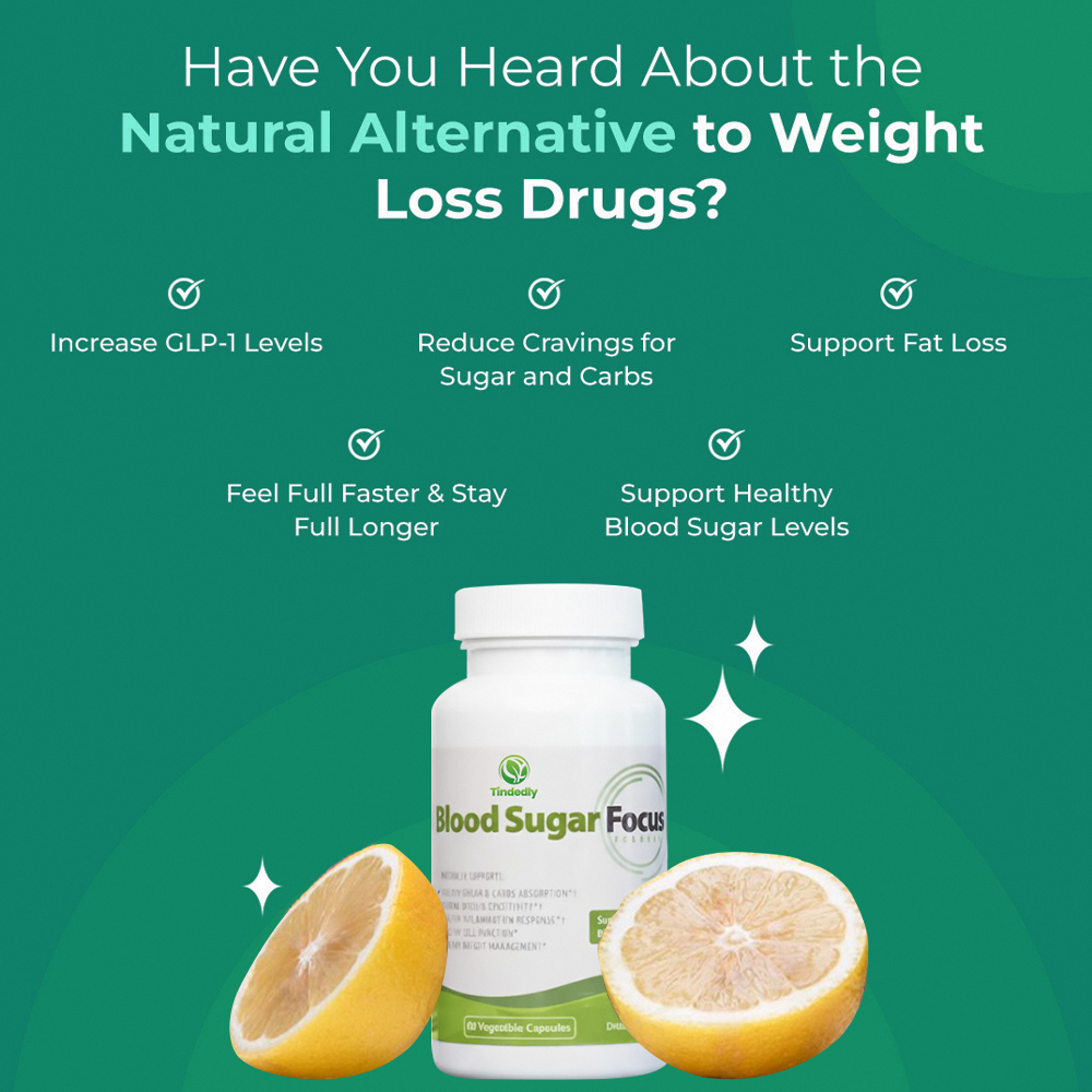 Tindedly Blood Sugar Focus – Take Control of Cravings, Energy & Glucose Naturally
