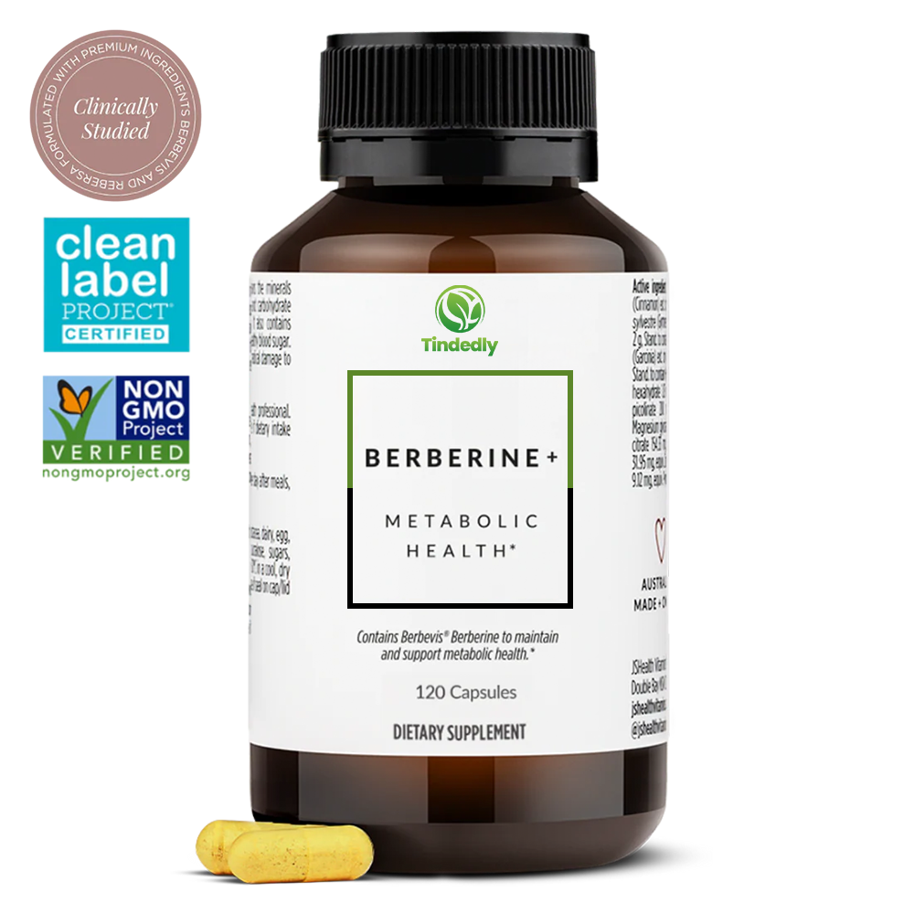 Tindedly Berberine Formula for Healthy Blood Sugar and Metabolic Support