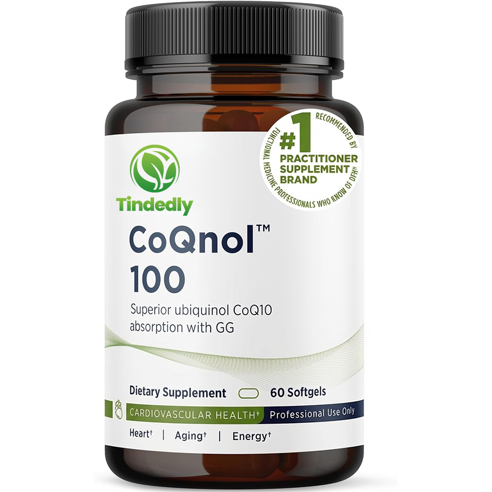 Tindedly™ CoQnol Ubiquinol 100 mg – Boost Energy & Support Heart Health