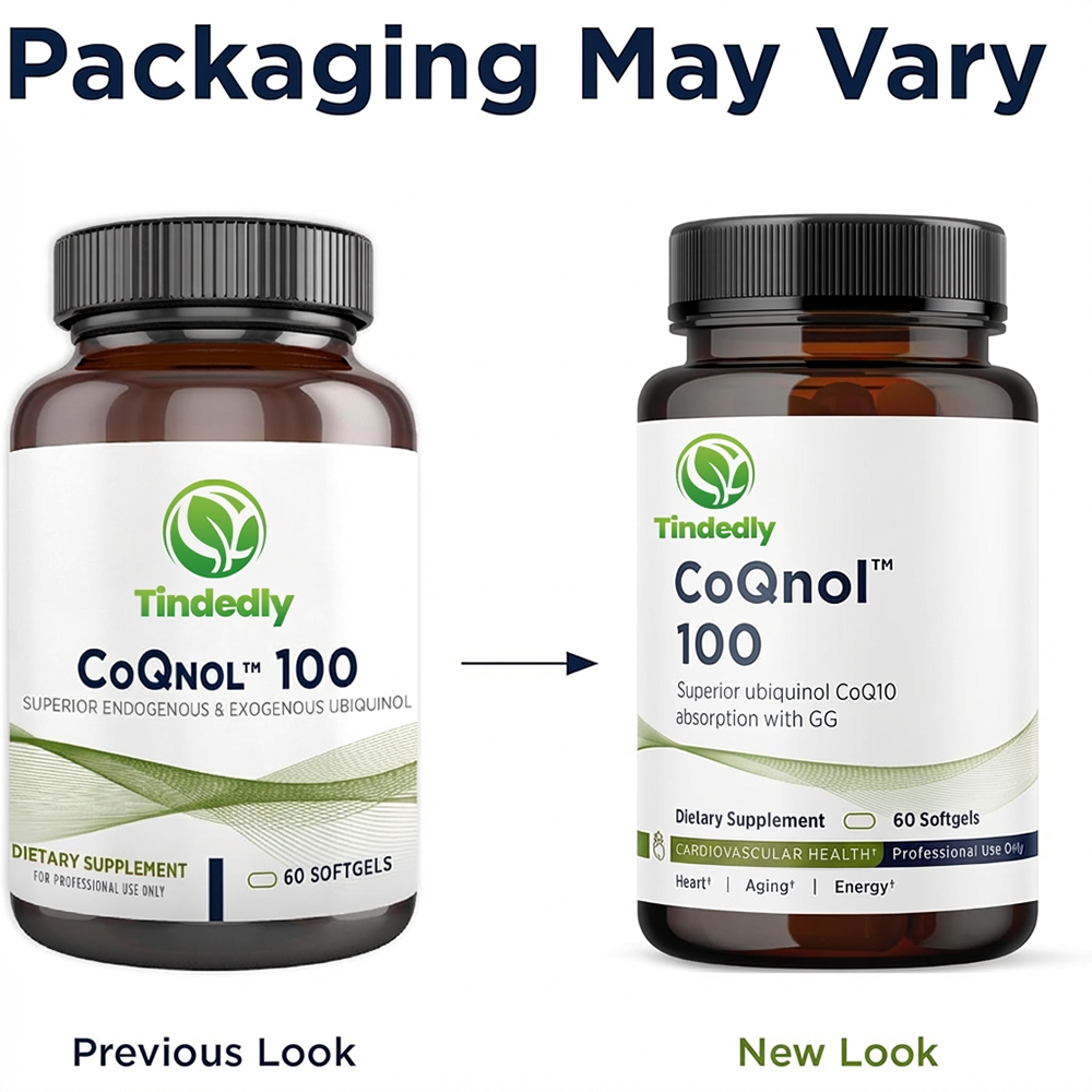 Tindedly™ CoQnol Ubiquinol 100 mg – Boost Energy & Support Heart Health
